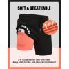 image:imageCOOFANDY Mens Swim Trunks with Compression Liner Quick Dry 7 Inch Bathing Suit Beach Short with Zipper PocketsBlack
