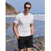 image:imageCOOFANDY Mens Swim Trunks with Compression Liner Quick Dry 7 Inch Bathing Suit Beach Short with Zipper PocketsBlack