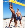 image:imageCOOFANDY Mens Swim Trunks with Compression Liner Quick Dry 7 Inch Bathing Suit Beach Short with Zipper PocketsBlue Shark