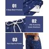 image:imageCOOFANDY Mens Swim Trunks with Compression Liner Quick Dry 7 Inch Bathing Suit Beach Short with Zipper PocketsBlue Shark