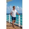 image:imageCOOFANDY Mens Swim Trunks with Compression Liner Quick Dry 7 Inch Bathing Suit Beach Short with Zipper PocketsPalm Night