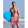 image:imageCOOFANDY Mens Swim Trunks with Compression Liner Quick Dry 7 Inch Bathing Suit Beach Short with Zipper PocketsPastel Turtles