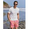 image:imageCOOFANDY Mens Swim Trunks with Compression Liner Quick Dry 7 Inch Bathing Suit Beach Short with Zipper PocketsPastel Turtles