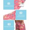 image:imageCOOFANDY Mens Swim Trunks with Compression Liner Quick Dry 7 Inch Bathing Suit Beach Short with Zipper PocketsPastel Turtles