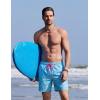 image:imageCOOFANDY Mens Swim Trunks with Compression Liner Quick Dry 7 Inch Bathing Suit Beach Short with Zipper PocketsPink Shark
