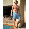 image:imageCOOFANDY Mens Swim Trunks with Compression Liner Quick Dry 7 Inch Bathing Suit Beach Short with Zipper PocketsPink Shark