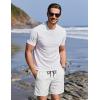 image:imageCOOFANDY Mens Swim Trunks with Compression Liner Quick Dry 7 Inch Bathing Suit Beach Short with Zipper PocketsWhite