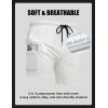image:imageCOOFANDY Mens Swim Trunks with Compression Liner Quick Dry 7 Inch Bathing Suit Beach Short with Zipper PocketsWhite
