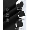 image:imageCOOFANDY Mens TShirt Short Sleeve Crew Neck Textured Shirts Classic Knit Pullover TeesBlack