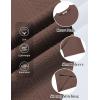 image:imageCOOFANDY Mens TShirt Short Sleeve Crew Neck Textured Shirts Classic Knit Pullover TeesBrown