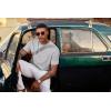 image:imageCOOFANDY Mens TShirt Short Sleeve Crew Neck Textured Shirts Classic Knit Pullover TeesLight Grey