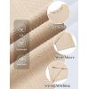 image:imageCOOFANDY Mens TShirt Short Sleeve Crew Neck Textured Shirts Classic Knit Pullover TeesLight Khaki