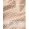 image:imageCOOFANDY Mens TShirts Short Sleeve Knit Shirts Casual Crewneck Ribbed Dress Tee ShirtBeige