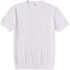 image:imageCOOFANDY Mens TShirts Short Sleeve Knit Shirts Casual Crewneck Ribbed Dress Tee ShirtWhite