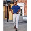 image:imageCOOFANDY Mens TShirts Short Sleeve Plain Tshirts Casual Crew Neck Basic T Shirt Soft Cooling Fitted Stretch Tee ShirtsDark Blue