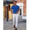 image:imageCOOFANDY Mens TShirts Short Sleeve Plain Tshirts Casual Crew Neck Basic T Shirt Soft Cooling Fitted Stretch Tee ShirtsRoyal Blue
