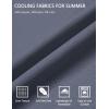 image:imageCOOFANDY Mens UltraLight 9 Summer Shorts Casual Drawstring Linen Shorts with PocketsBlue Grey