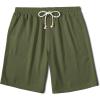 image:imageCOOFANDY Mens UltraLight 9 Summer Shorts Casual Drawstring Linen Shorts with PocketsOlive Green