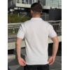 image:imageCOOFANDY Mens V Neck Short Sleeve Stretch Knit Polo ShirtWhite