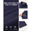 image:imageCOOFANDY Polo Shirts for Men Short Sleeve Shirts Casual Stylish Collared Summer Textured Knit Shirts01 Navy Blue