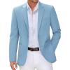 image:imageCOOFANDY Men Casual Blazer Sport Coats Slim Fit Lightweight Business Two Button Suit JacketsLight Blue