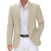 image:imageCOOFANDY Men Casual Blazer Sport Coats Slim Fit Lightweight Business Two Button Suit JacketsLight Khaki