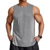 image:imageCOOFANDY Men Workout Tank Tops Sleeveless Gym Muscle Shirt Quick Dry Athletic Running Tee Shirts Summer LightweightLight Grey