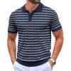 F-navy Blue/White Striped