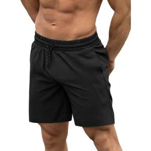 image:imageCOOFANDY Men Swim Trunk with Compression Liner 2 in 1 Swimwear Bathing Suit Quick Dry Board ShortBlack