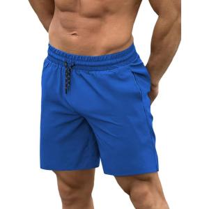 image:imageCOOFANDY Men Swim Trunk with Compression Liner 2 in 1 Swimwear Bathing Suit Quick Dry Board ShortRoyal Blue