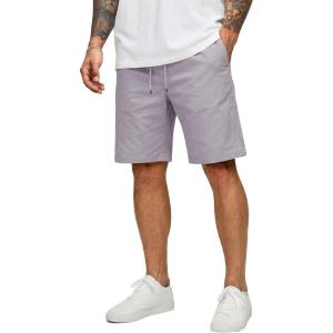 image:imageCOOFANDY Mens Casual Shorts Cotton Drawstring 9 inch Chino Shorts Stretch Elastic Waist Summer Beach Golf ShortsLight Grey