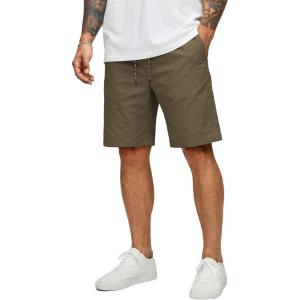 image:imageCOOFANDY Mens Casual Shorts Cotton Drawstring 9 inch Chino Shorts Stretch Elastic Waist Summer Beach Golf ShortsOlive Green