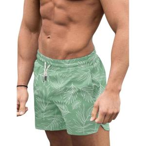 image:imageCOOFANDY Mens Swim Trunks Quick Dry Board Shorts Swimsuit Swimwear Bathing SuitP Light Green