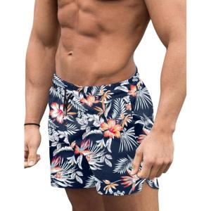 image:imageCOOFANDY Mens Swim Trunks Quick Dry Board Shorts Swimsuit Swimwear Bathing SuitP Navy Blue Floral