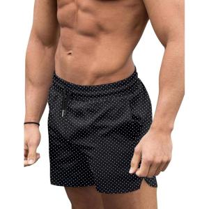 image:imageCOOFANDY Mens Swim Trunks Quick Dry Board Shorts Swimsuit Swimwear Bathing SuitP White Polka Dots