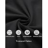 image:imageCOOFANDY Mens Sleeveless Button Up Shirts Summer Beach Tank Tops Collarless Casual Cruise Dress ShirtBlack