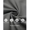image:imageCOOFANDY Mens Sleeveless Button Up Shirts Summer Beach Tank Tops Collarless Casual Cruise Dress ShirtDark Grey