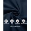 image:imageCOOFANDY Mens Sleeveless Button Up Shirts Summer Beach Tank Tops Collarless Casual Cruise Dress ShirtDeep Blue