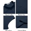 image:imageCOOFANDY Mens Sleeveless Button Up Shirts Summer Beach Tank Tops Collarless Casual Cruise Dress ShirtDeep Blue