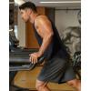 image:imageCOOFANDY Mens Workout Tank Tops Cut Off Bodybuilding Fitness Muscle Shirts Wide Armholes Summer Sleeveless ShirtBlack