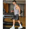 image:imageCOOFANDY Mens Workout Tank Tops Cut Off Bodybuilding Fitness Muscle Shirts Wide Armholes Summer Sleeveless ShirtGrey