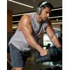 image:imageCOOFANDY Mens Workout Tank Tops Cut Off Bodybuilding Fitness Muscle Shirts Wide Armholes Summer Sleeveless ShirtGrey