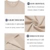image:imageCOOFANDY Mens Casual TShirts Short Sleeve Crewneck Pullover Classic Knit Tee ShirtsBeige