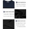 image:imageCOOFANDY Mens Casual TShirts Short Sleeve Crewneck Pullover Classic Knit Tee ShirtsStripe  Black  Navy