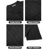 image:imageCOOFANDY Mens Knit Shirts Short Sleeve Button Down Casual Polo Shirt Summer Beach Vacation ShirtsBlack