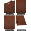 image:imageCOOFANDY Mens Knit Shirts Short Sleeve Button Down Casual Polo Shirt Summer Beach Vacation ShirtsCaramel