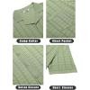 image:imageCOOFANDY Mens Knit Shirts Short Sleeve Button Down Casual Polo Shirt Summer Beach Vacation ShirtsLight Green
