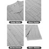 image:imageCOOFANDY Mens Knit Shirts Short Sleeve Button Down Casual Polo Shirt Summer Beach Vacation ShirtsLight Grey