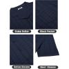 image:imageCOOFANDY Mens Knit Shirts Short Sleeve Button Down Casual Polo Shirt Summer Beach Vacation ShirtsNavy Blue