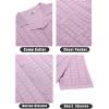 image:imageCOOFANDY Mens Knit Shirts Short Sleeve Button Down Casual Polo Shirt Summer Beach Vacation ShirtsPink